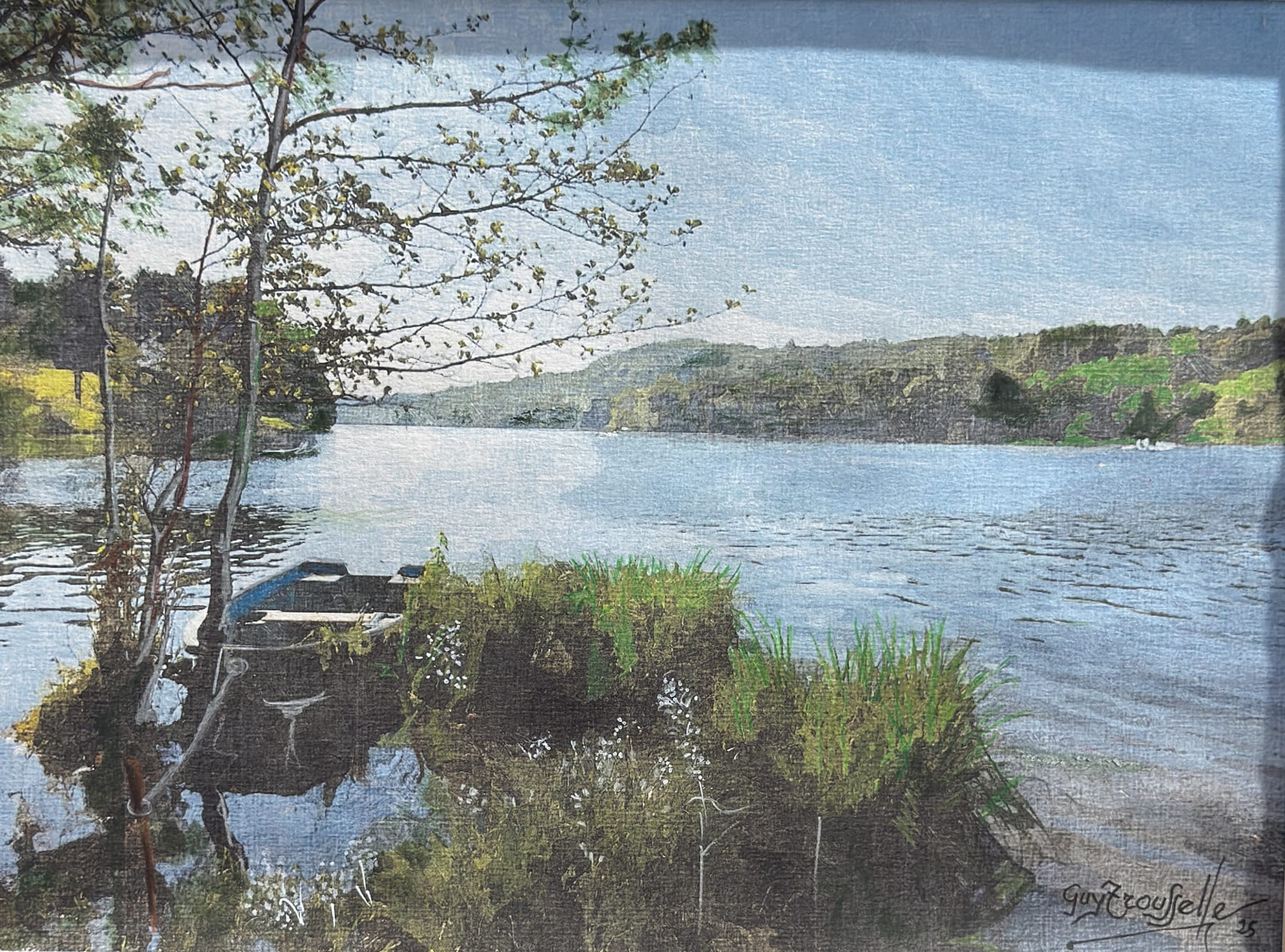 Le Lac de Lourdes — œuvre de Guy Trousselle
