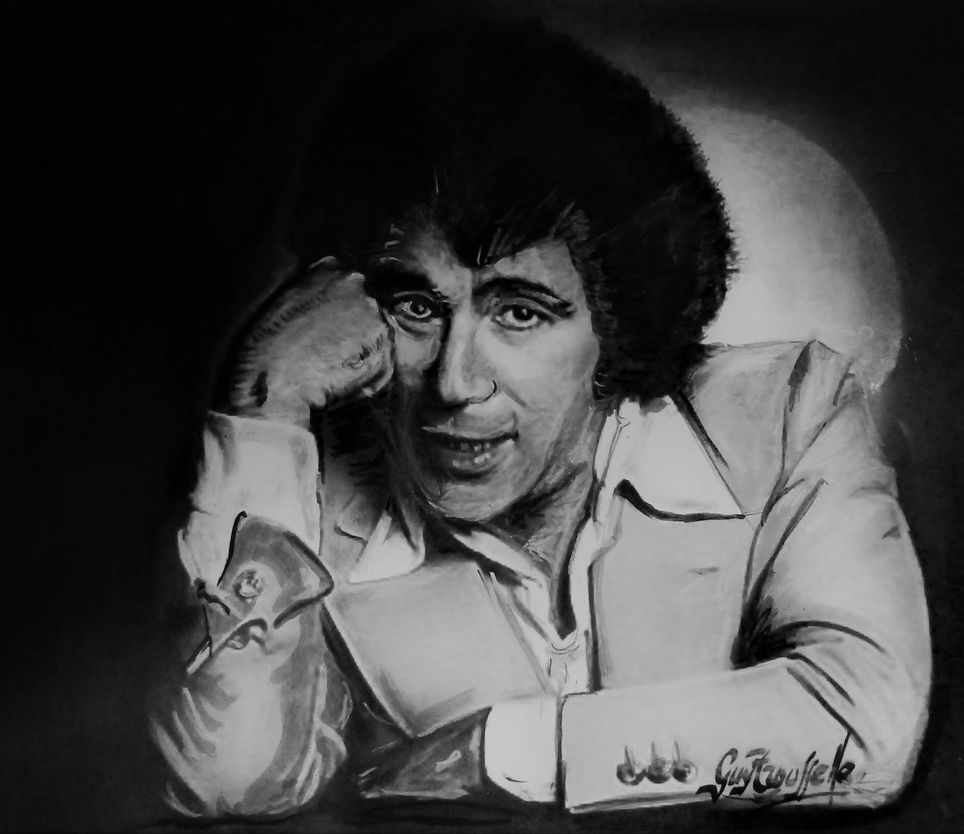 Claude Nougaro — œuvre de Guy Trousselle