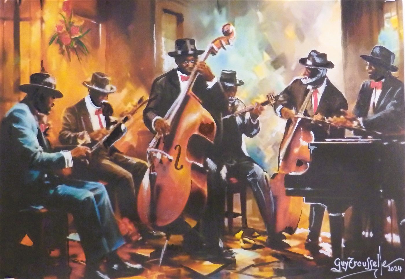 L'Orchestre de jazz — œuvre de Guy Trousselle