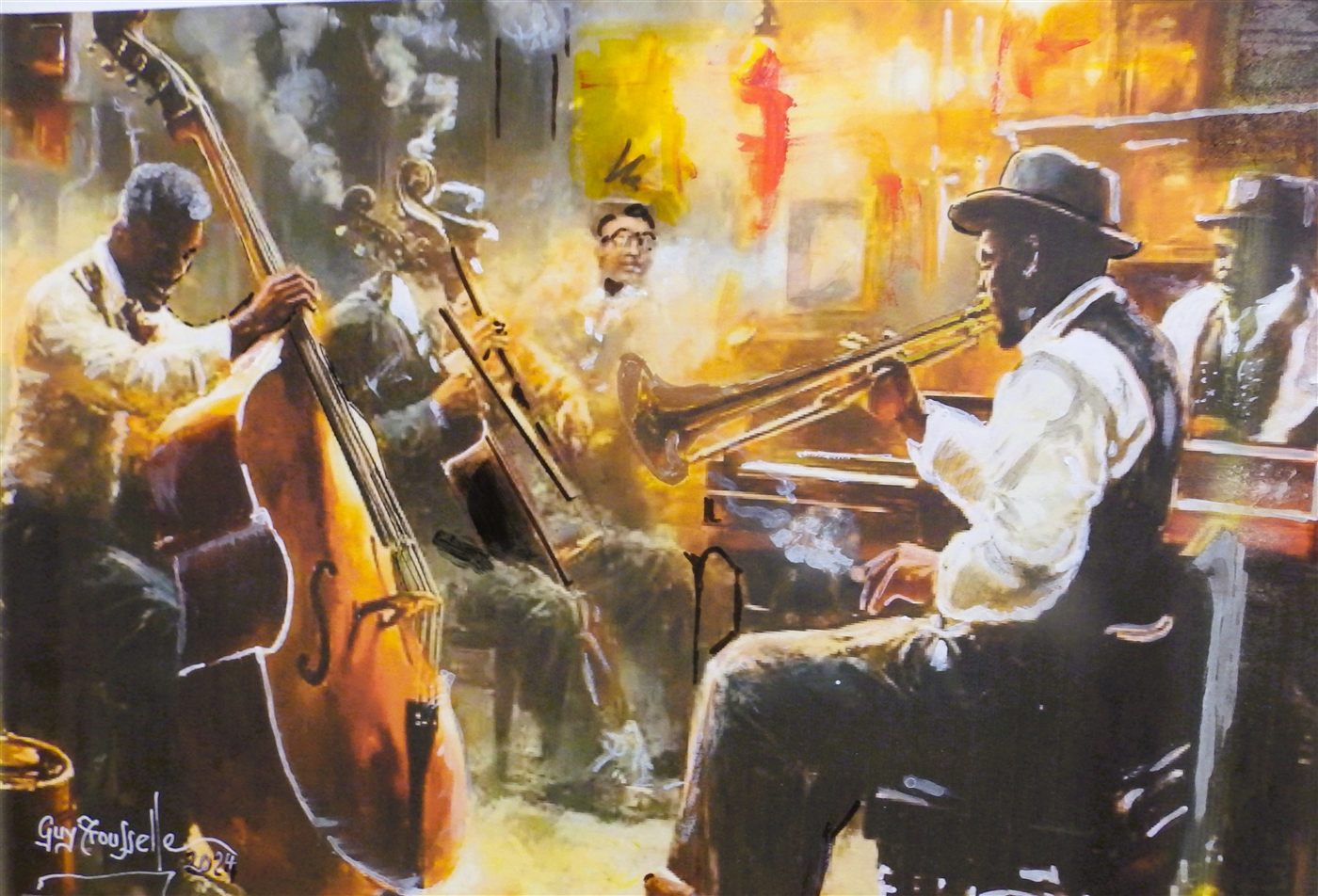 Le Tromboniste — œuvre de Guy Trousselle