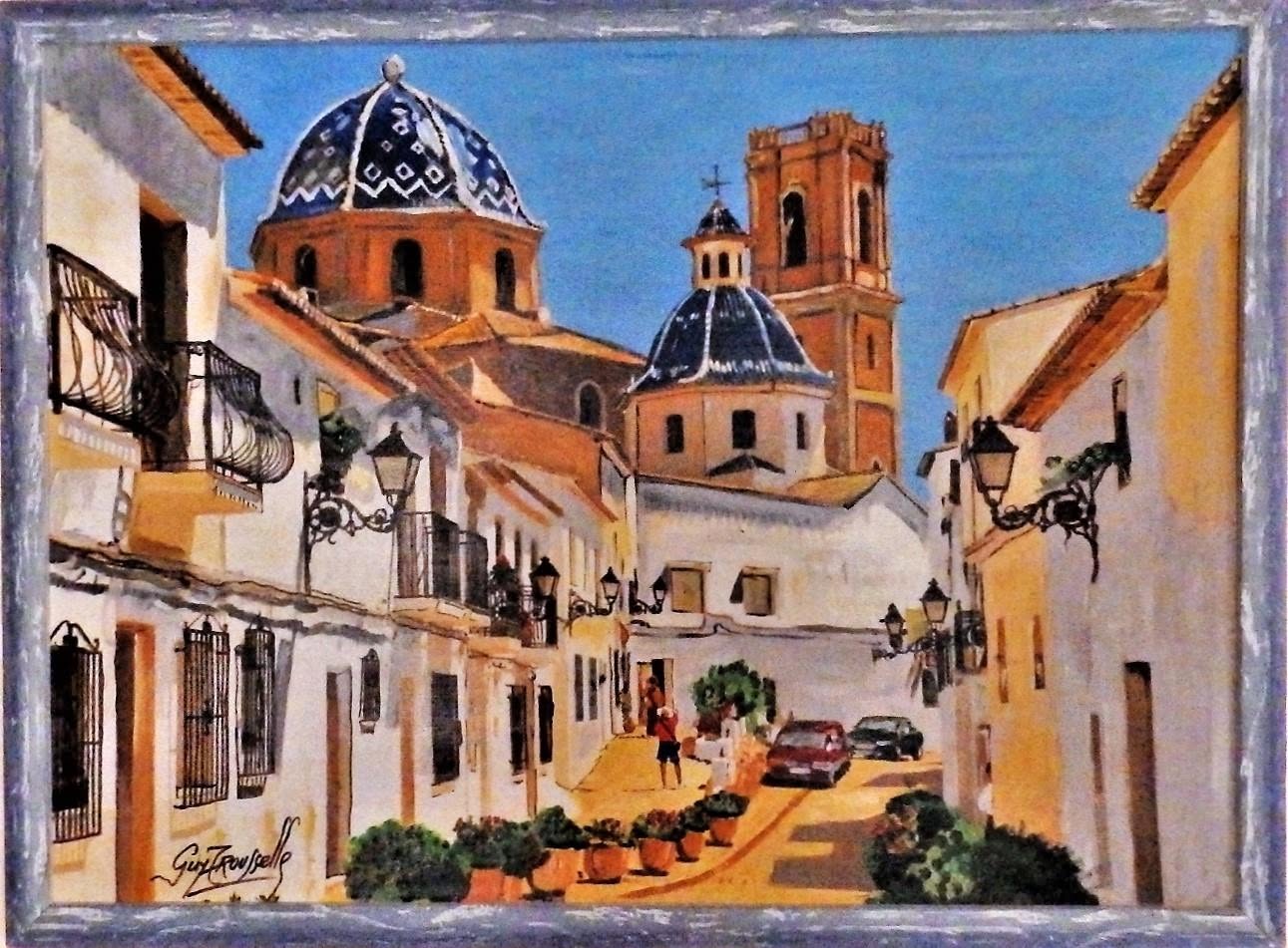 Altea, Espagne — œuvre de Guy Trousselle