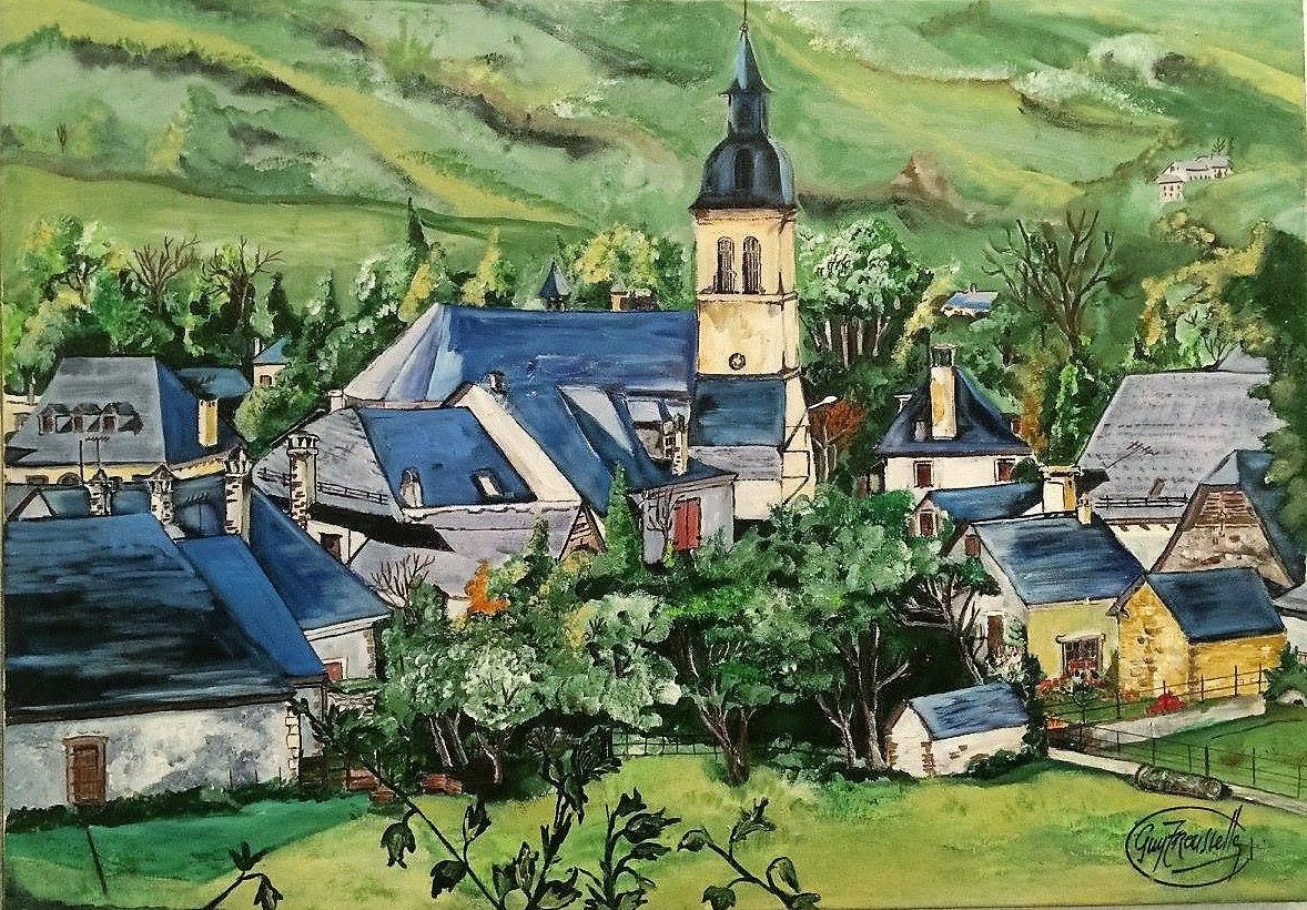 Arrens-Marsous — œuvre de Guy Trousselle
