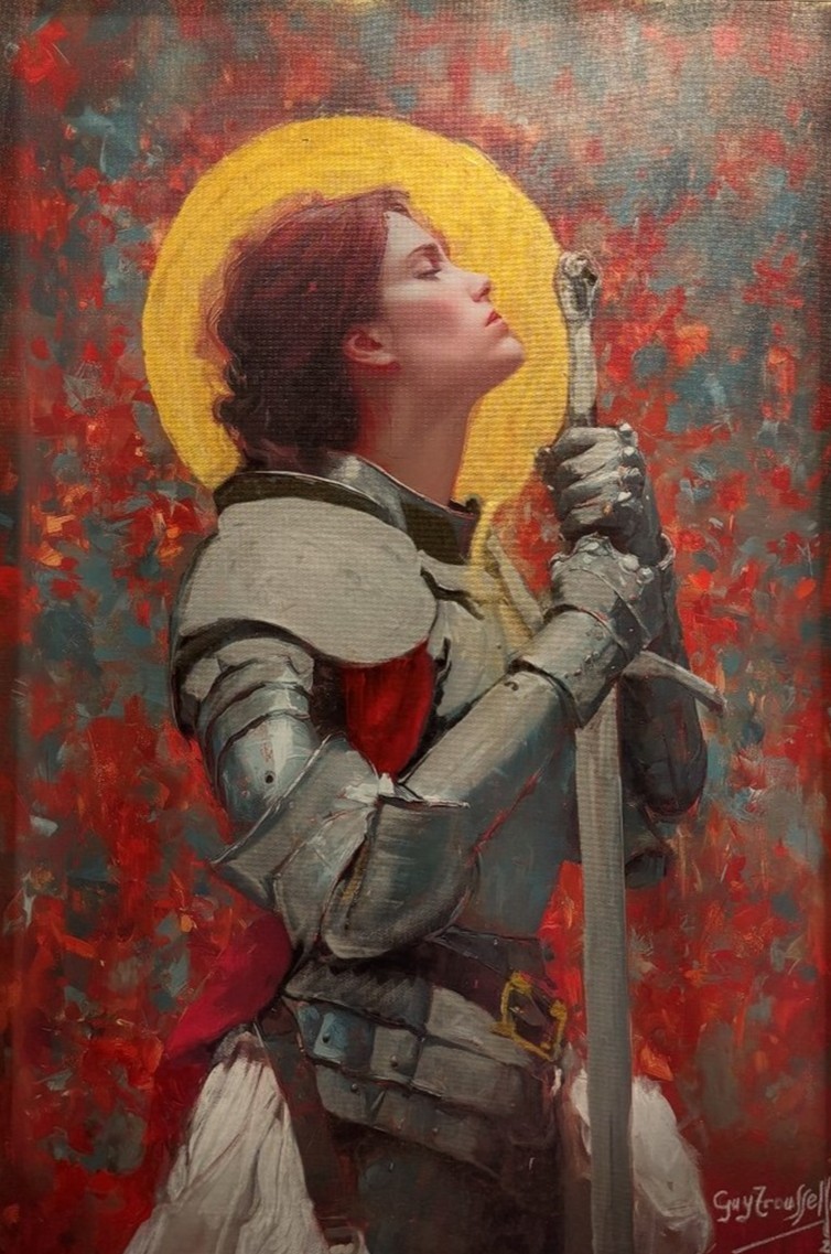 Guerrière de lumière — œuvre de Guy Trousselle