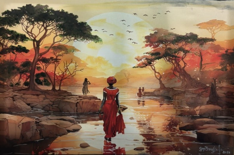 Impression savane — œuvre de Guy Trousselle
