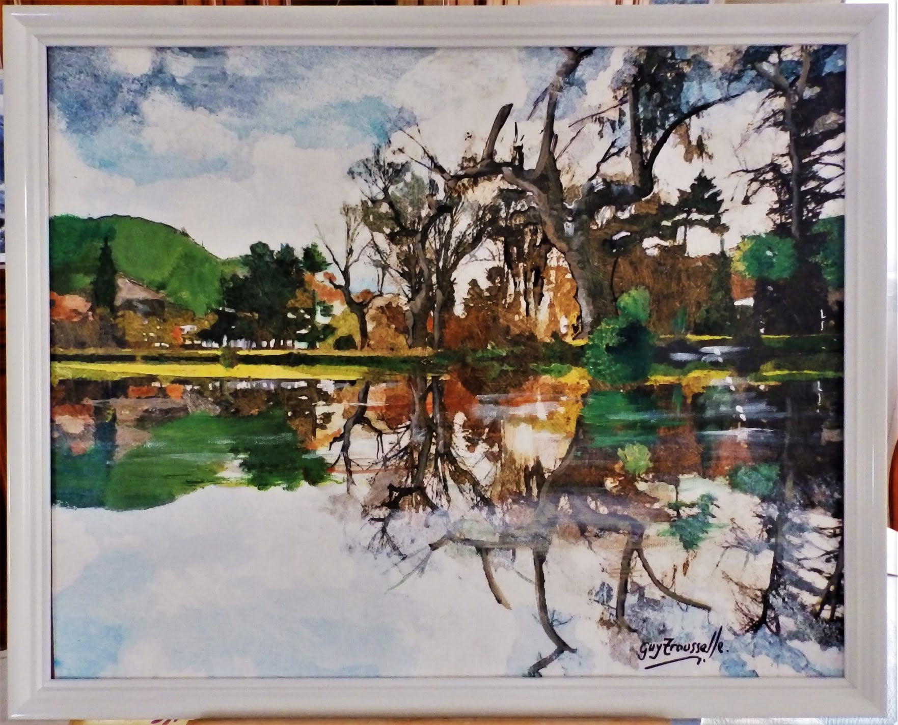Le parc thermal d'Argelès — œuvre de Guy Trousselle