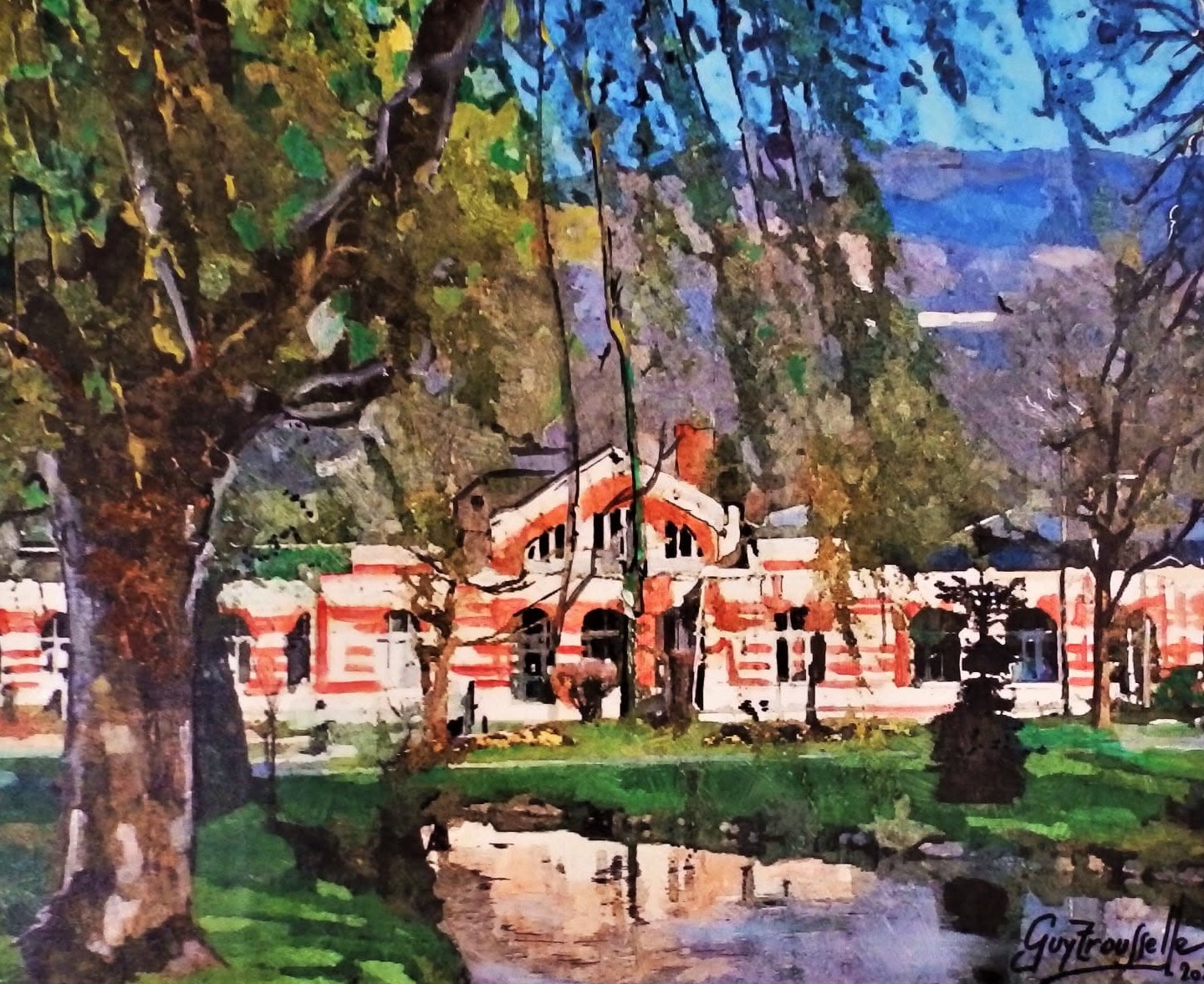Les Thermes d'Argelès — œuvre de Guy Trousselle